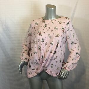 Shades of Blonde Long sleeve Floral Top Size XS